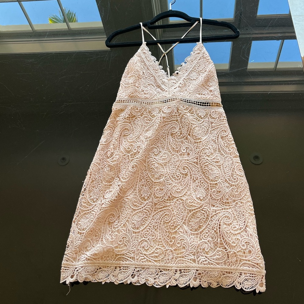Peach dress from Urban Outfitters. Barely worn.